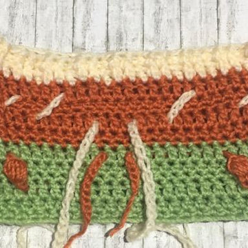 Colorful Chunky Bobble Cowl