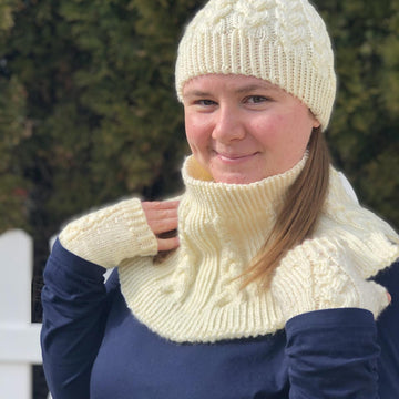 French Braid Mitts
