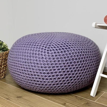 Super Chunky in Eskimo Puff Ottoman