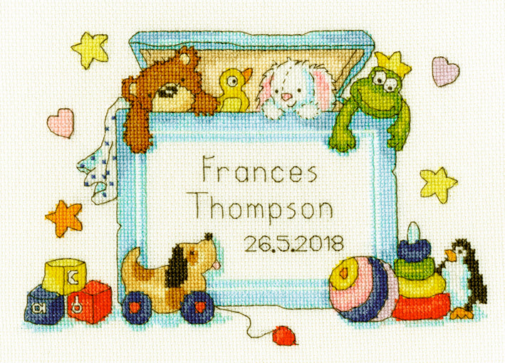Bothy Threads Toy Box Cross Stitch Kit - 25cm x 18cm
