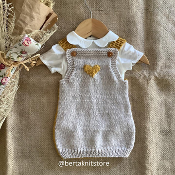 Little Heart Dress Knitting Pattern