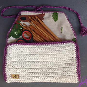 Pencil Case with Tassel Crochet Pattern