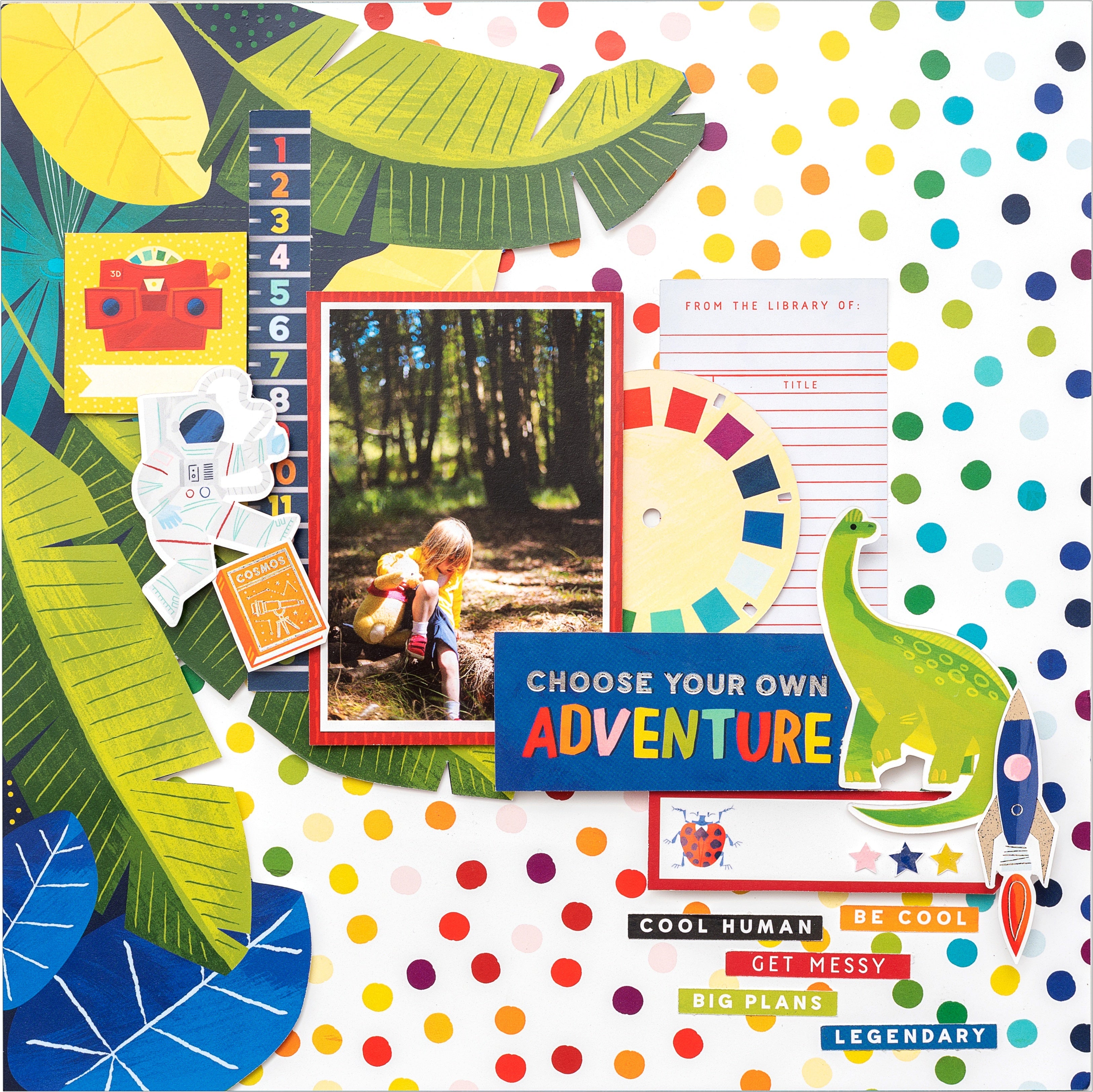 American Crafts Single-Sided Paper Pad 6"X8" 36/Pkg - Shimelle Field Trip