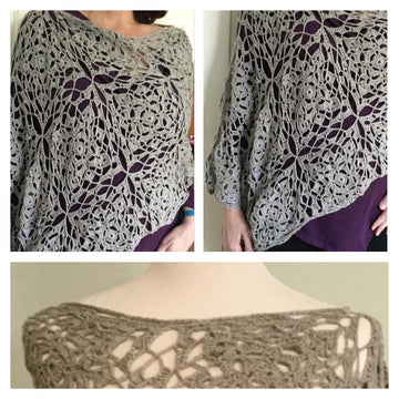 Asymmetric Shawl Cape Top