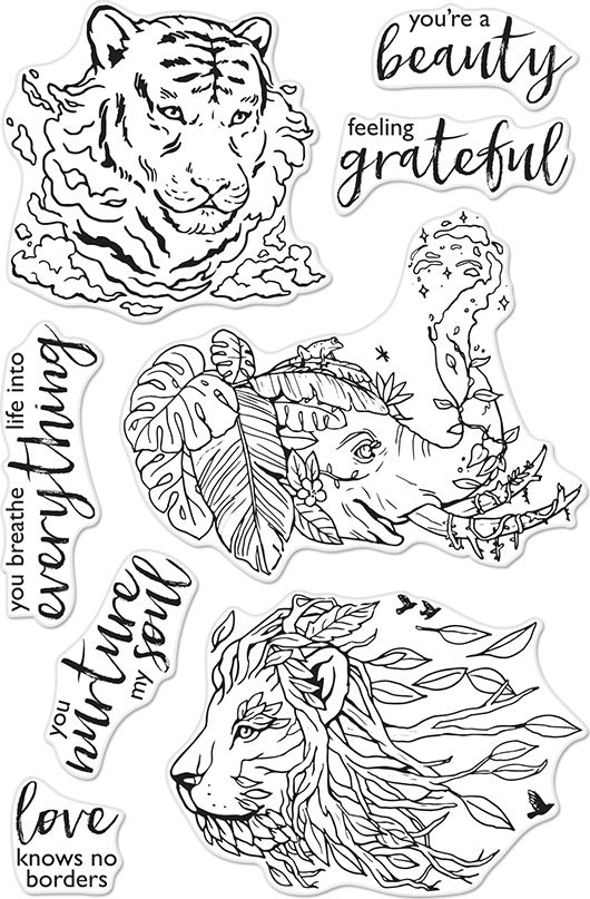 Hero Arts Clear Stamps 4"X6" - Nature's Beauty