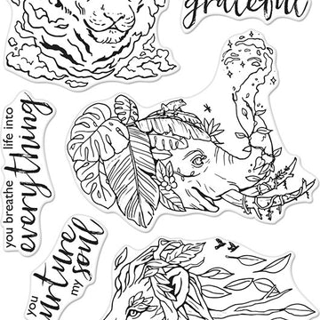 Hero Arts Clear Stamps 4"X6" - Nature's Beauty