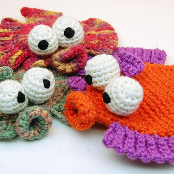 Crochet Flappy Flounder Amigurumi Plush Toy