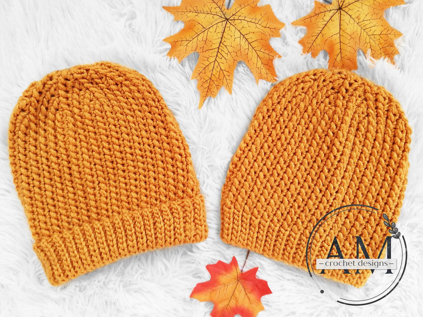 DAMIAN knit-look beanie