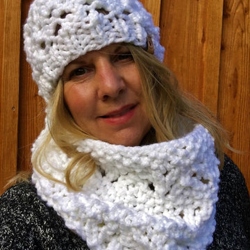 Snowflake Cowl & Beanie Set