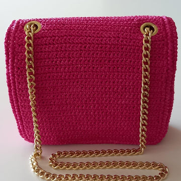 "Divine" rafia crochet bag