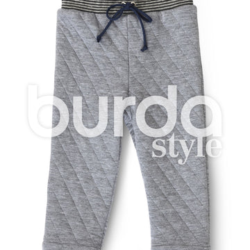 Burda Style Baby's Jogging Suit B9349 - Paper Pattern, Size 6M-3
