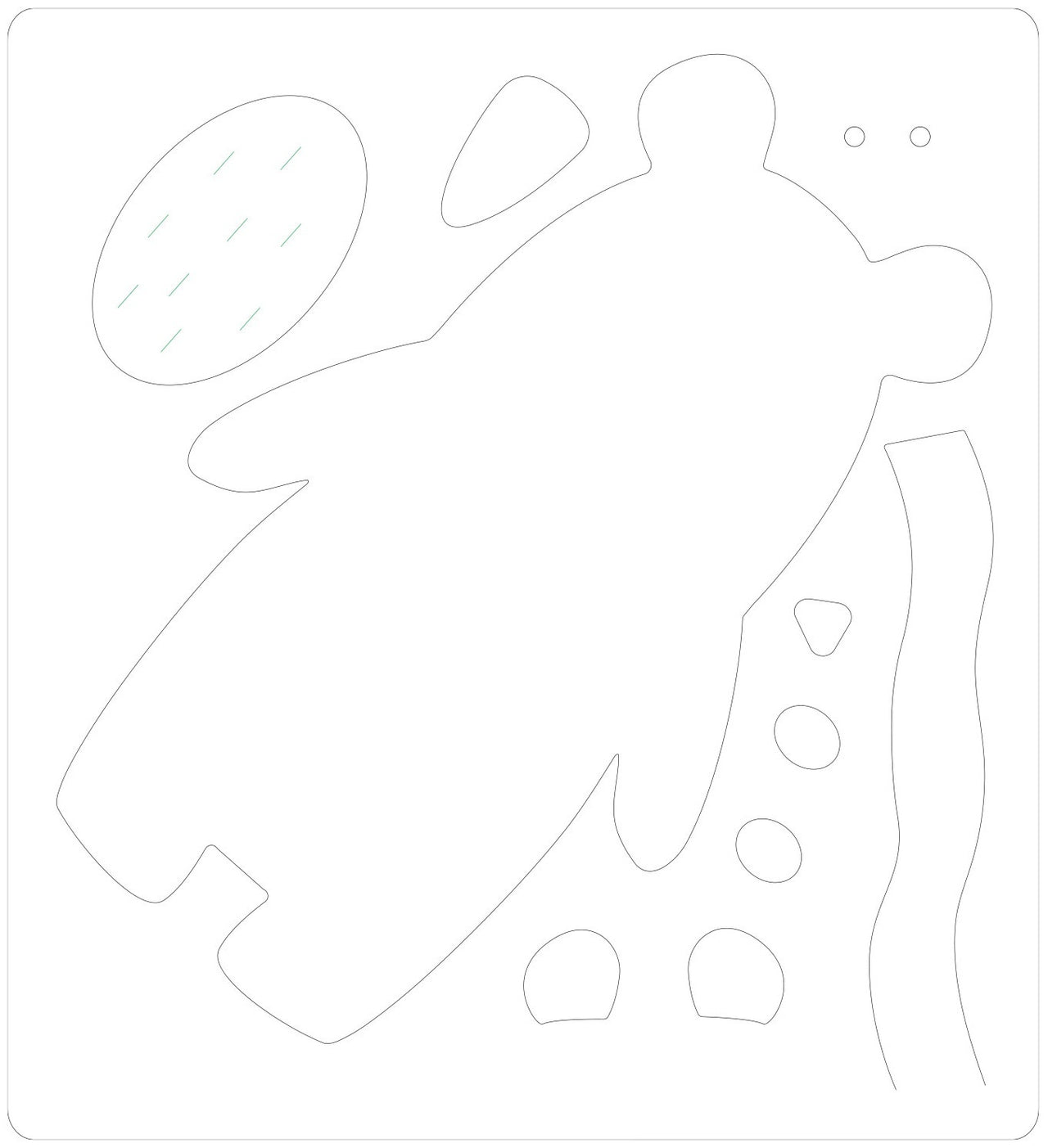 Sizzix Bigz Die By Laura Kate - Scandi Bear