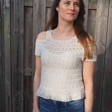 Sunny Shoulders Peplum