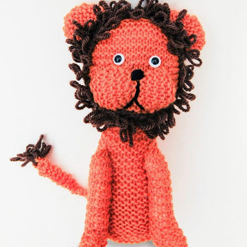 Cute Toys to Knit 1 - lion, panda, cat, mouse, giraffe, turtle, dog, zebra