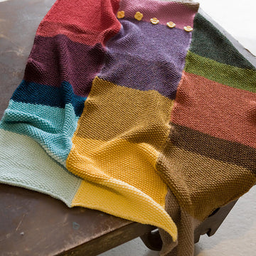 Solberg Travel Blanket in Berroco Vintage
