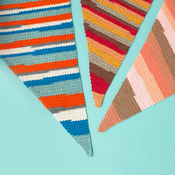 "The Essential Crocheted Shawl" - Shawl Crochet Pattern in Paintbox Yarns Chunky Pots
