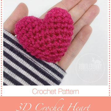 3D Crochet Heart
