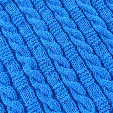 Cable & Garter Stitch Baby Blanket
