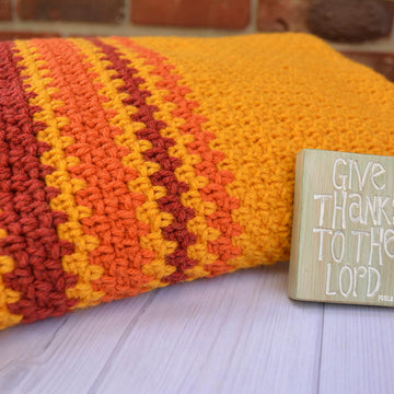 Fall Stripes Prayer Shawl