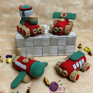 Amigurumi Recycle mini happy engines