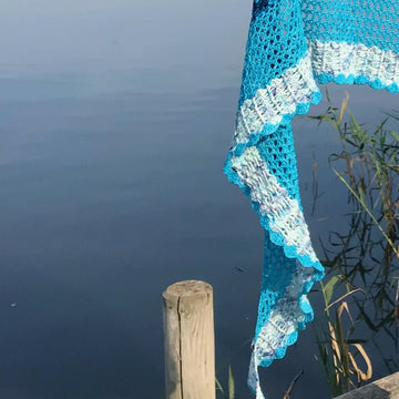 Penny Lane Blue Sky Shawl