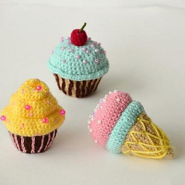Ice Cream Crochet Pattern, Ice Cream Amigurumi, Food Crochet Pattern, Food Amigurumi