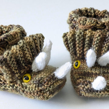 Kid's SLIPPERS Trendy Triceratops