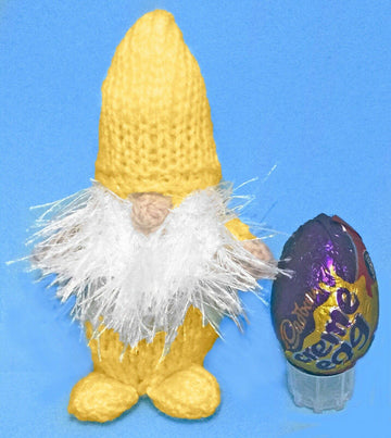 Easter Gonk Gnome chocolate creme egg cover