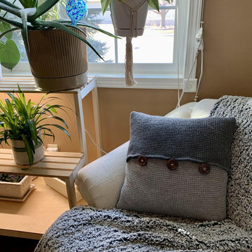 Beginner Tunisian Crochet Pillow Cover