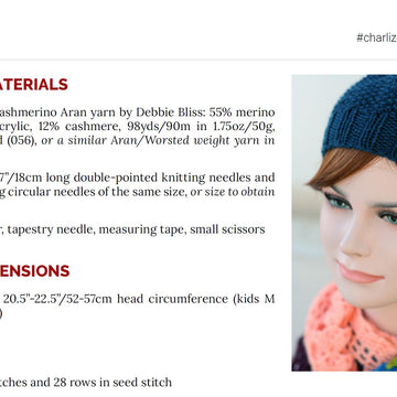 Charlize knit beret