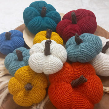 Modern Crochet Pumpkins