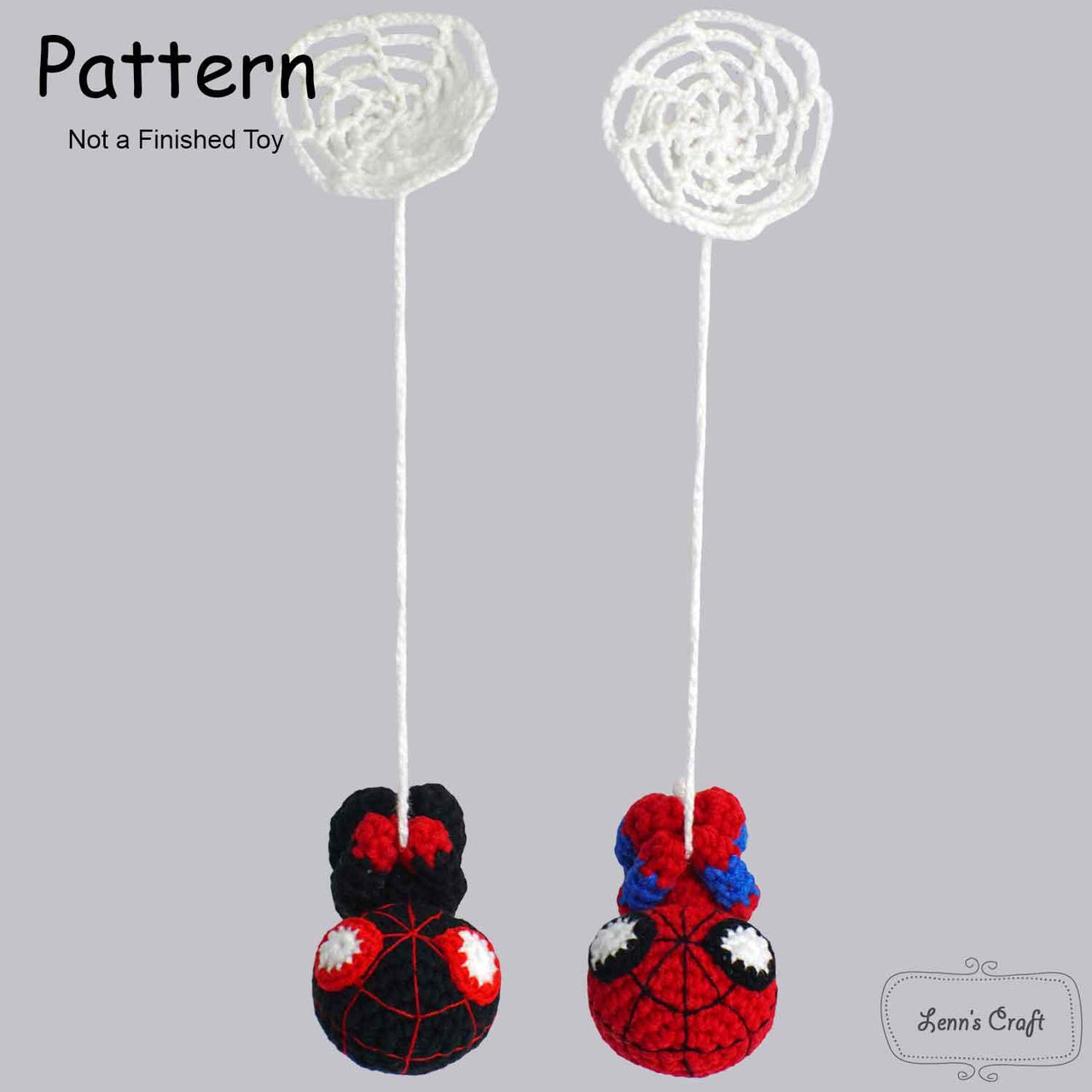 SpiderMan Marvel Hanging Amigurumi Crochet