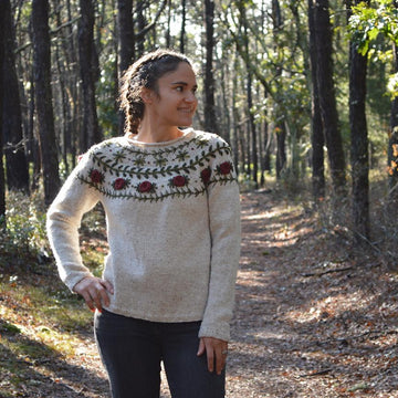 Boho Wreath Sweater