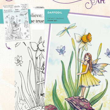Crafter's Companion Photopolymer Stamps By Molly Harrison - Daffodil