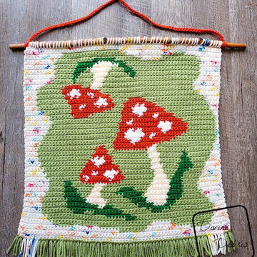 Mushroom Love Wall Hanging