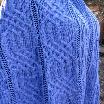 Sebago Cabled Shawl