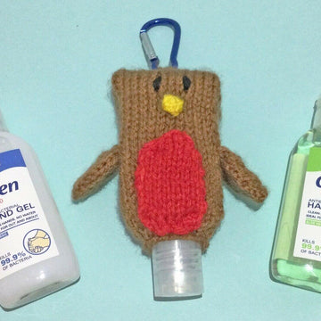 Christmas Robin Sanitizer Bottle Cover