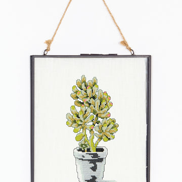 Jelly Bean Succulent in DMC - PAT0100 - Downloadable PDF