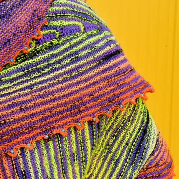 Oscillating Almond Shawl
