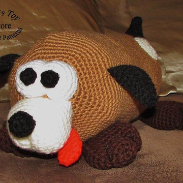Log Dog Pillow