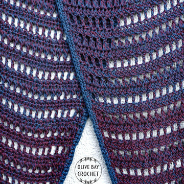 Finely Forked Pointed Scarf