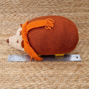 Knitting Pattern DK Autumn Hedgehog Stuffed Toy Gift Charity knit EASY Stuffie (PDF)