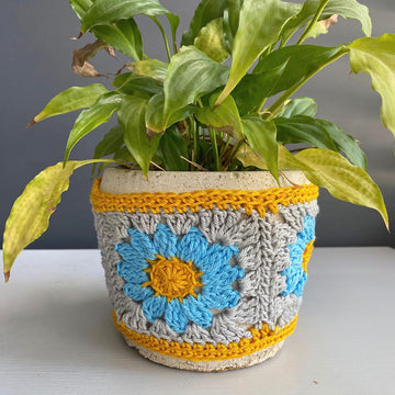 Granny Plant Pot Cover