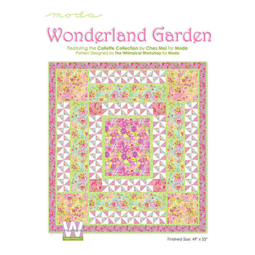 Moda Fabrics Wonderland Garden Quilt - Downloadable PDF