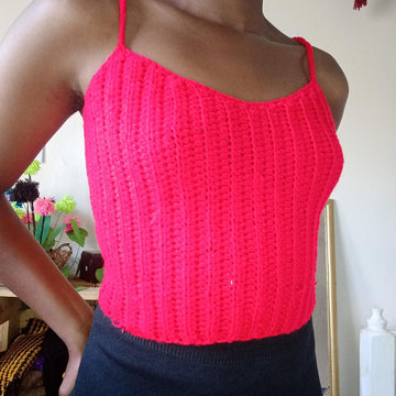 Panama ribbed top