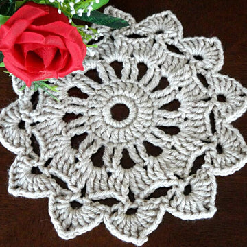 Pattern Crochet Placemat Coaster Home Decor