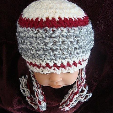 Sock Monkey Inspired  Hat