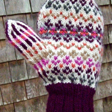 Beach Roses Hat & Mittens