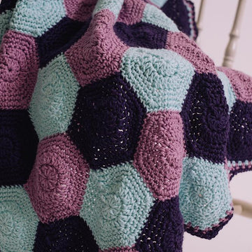 Hexagon Gems Baby Blanket
