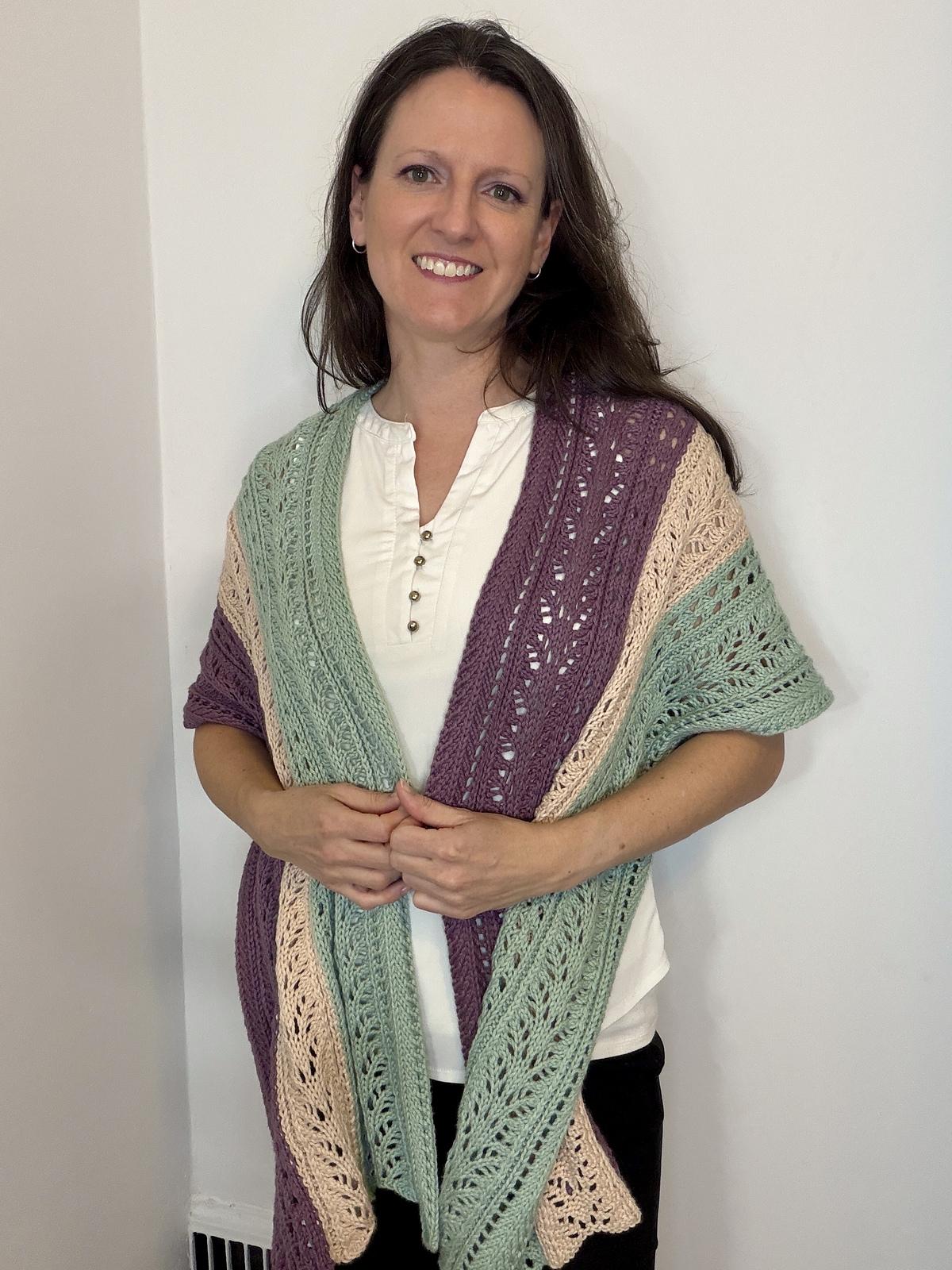 Knit Iris Shawl